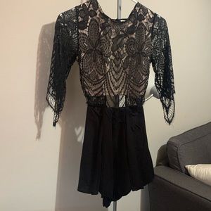 Blush boutique romper